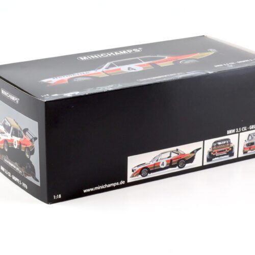 1:18 Minichamps BMW 3.5 CSL Gr.5 HERMETITE #4 Fitzpatrick/Walkinshaw Winner 6h Silverstone 1976