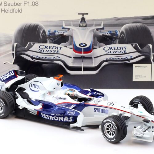 1:18 Minichamps BMW F1.08 Nick Heidfeld Formel 1 Petronas #3 DEALER VERSION