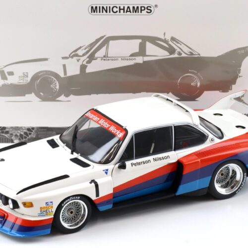 1:18 Minichamps BMW 3.5 CSL Gr.5 #1 Peterson/ Nilsson 6H Silverstone 1976