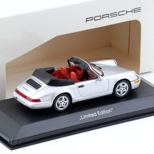 1:43 Minichamps Porsche 911 964 Carrera 2 Cabriolet silver WAP DEALER
