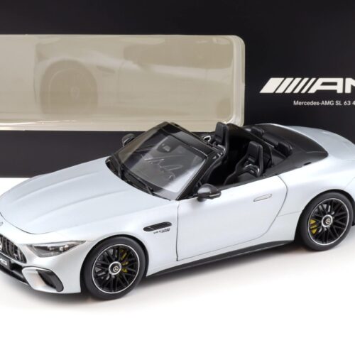 1:18 iScale Mercedes SL 63 4MATIC+ AMG Roadster high-tech silver magno DEALER VERSION