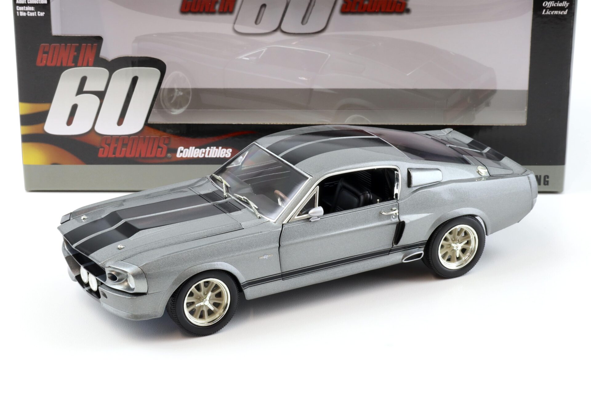 1:18 Greenlight 1967 Ford Mustang Shelby GT500 ELEANOR Gone in 60 Seconds