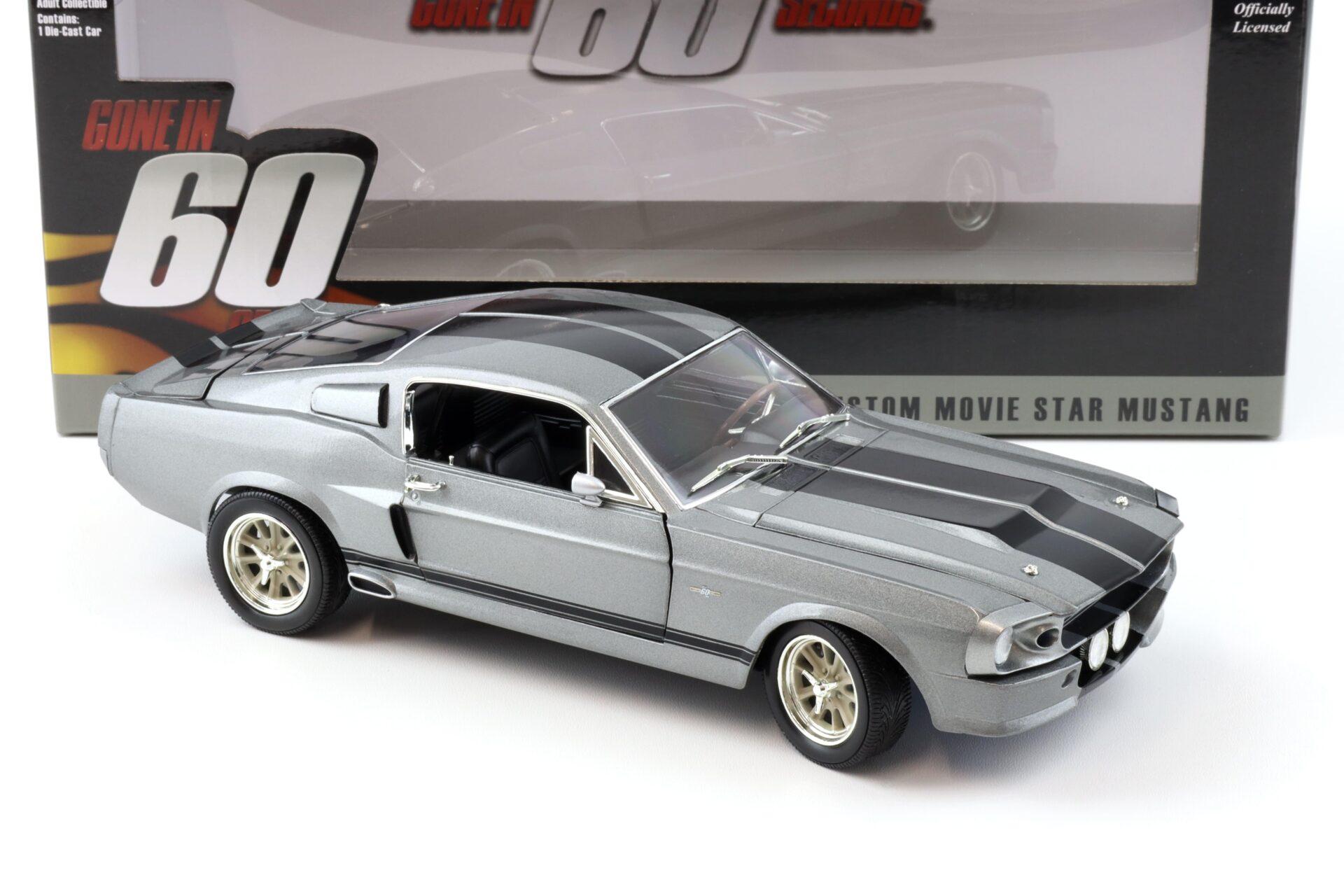 1:18 Greenlight 1967 Ford Mustang Shelby GT500 ELEANOR Gone in 60 Seconds