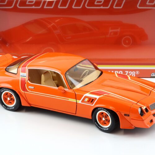 1:18 Greenlight 1980 Chevrolet Camaro Z28 Coupe Hugger Edition orange
