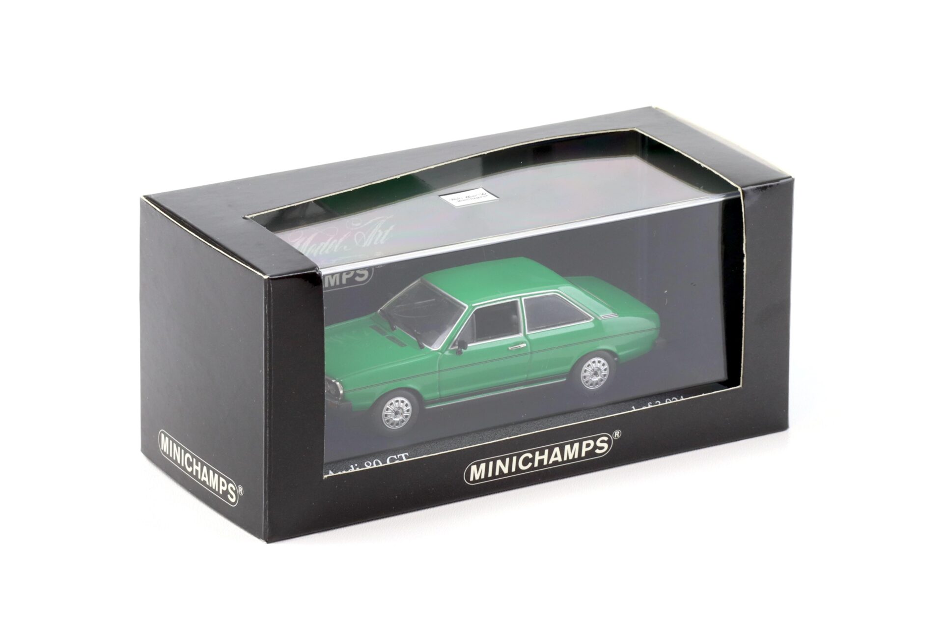 1:43 Minichamps Audi 80 GT 1972 Cliff green