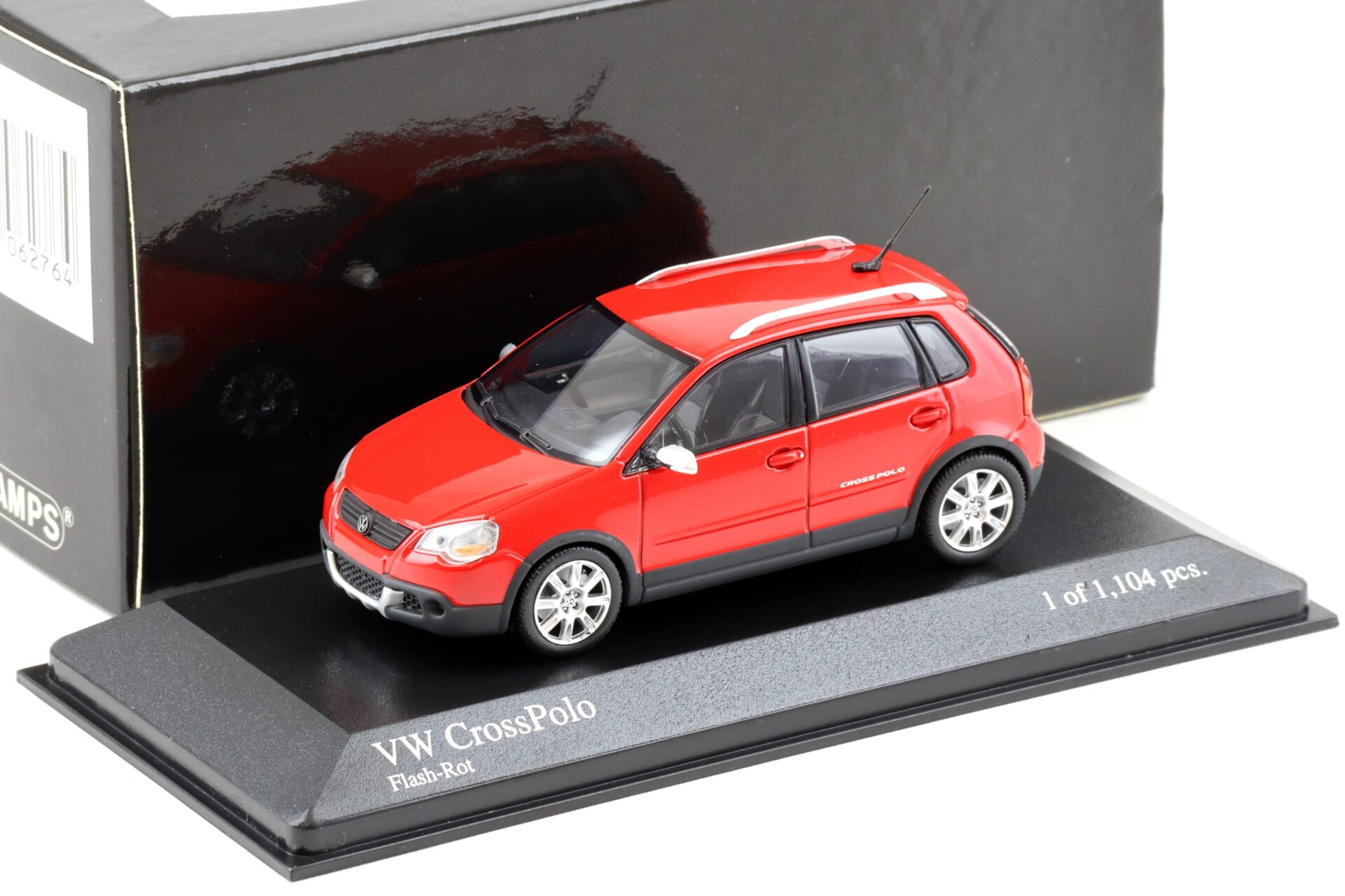 1:43 Minichamps VW Cross Polo 2006 Flash red