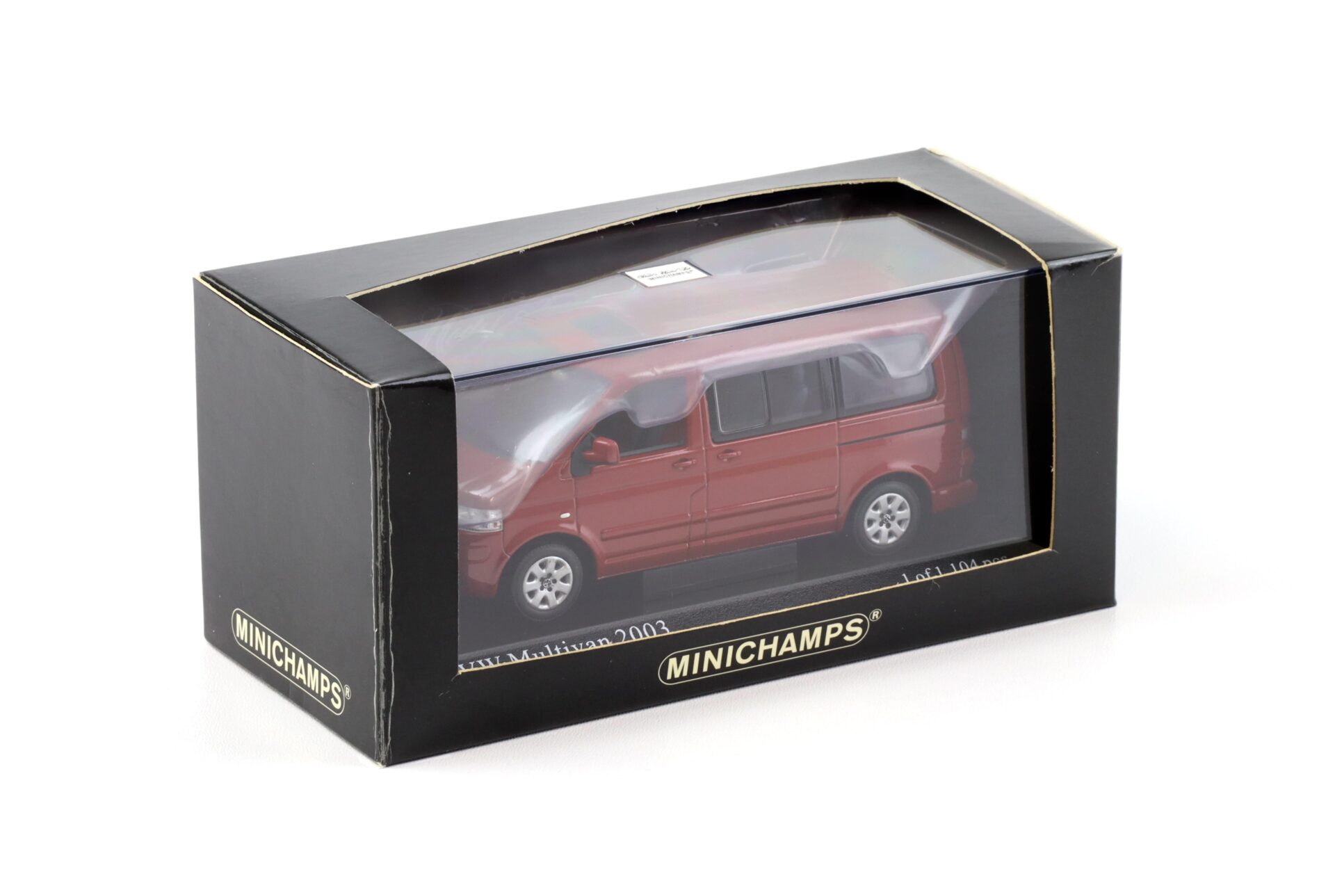 1:43 Minichamps VW T5 Multivan murena red metallic 2003