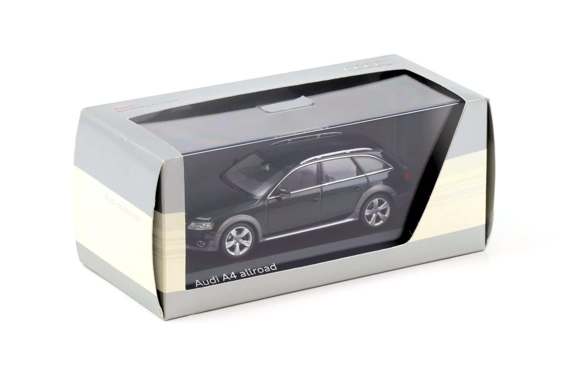 1:43 Schuco Audi A4 Allroad Avant Phantom black 2009 DEALER VERSION