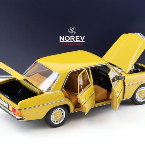 1:18 Norev Mercedes 200 Strich-Acht /8 W115 Limousine 2-Serie 1973 sahara yellow