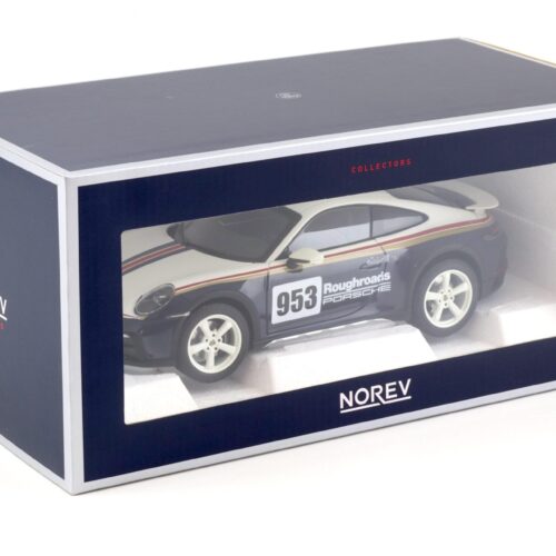 1:18 Norev Porsche 911 (992) Dakar Coupe 2023 Roughroads #953
