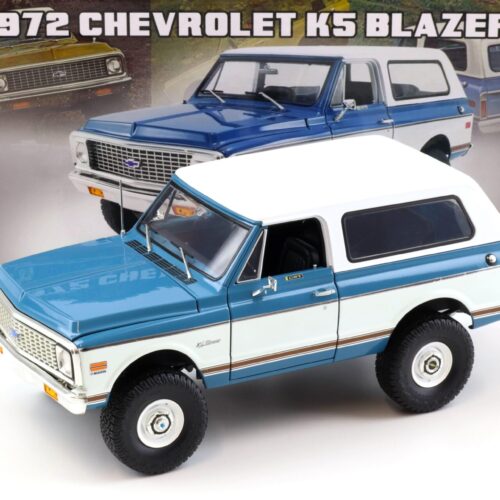 1:18 ACME 1972 Chevrolet K5 Blazer Lifted off-road Version blue/ white