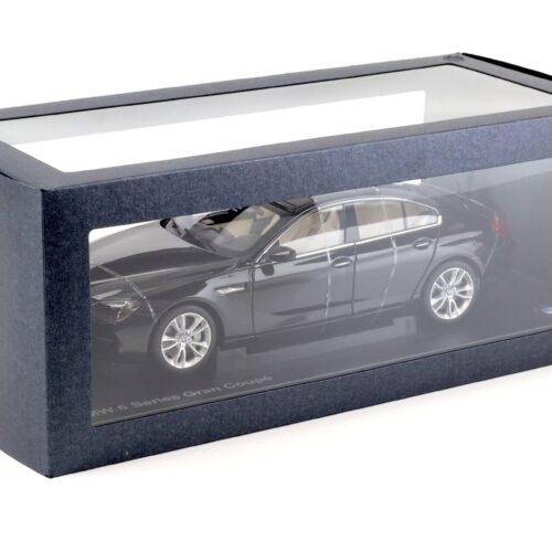 1:18 Paragon 2013 BMW 6 Series 650i F06 Gran Coupe black Sapphire DEALER VERSION