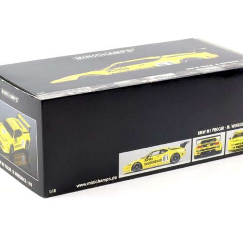 1:18 Minichamps BMW M1 Procar Kreistelefonbuch #81 M.Winkelhock 1979