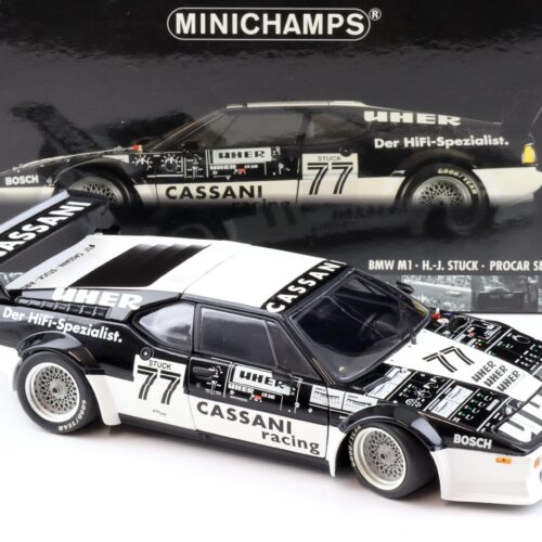 1:18 Minichamps BMW M1 Procar H.J.Stuck #77 Cassani Racing Procar Series 1979