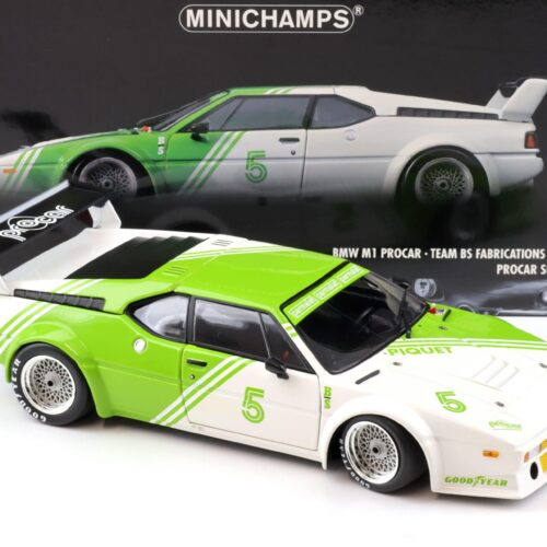1:18 Minichamps BMW M1 Procar Team BS Fabrications #5 Piquet Procar Series 1980