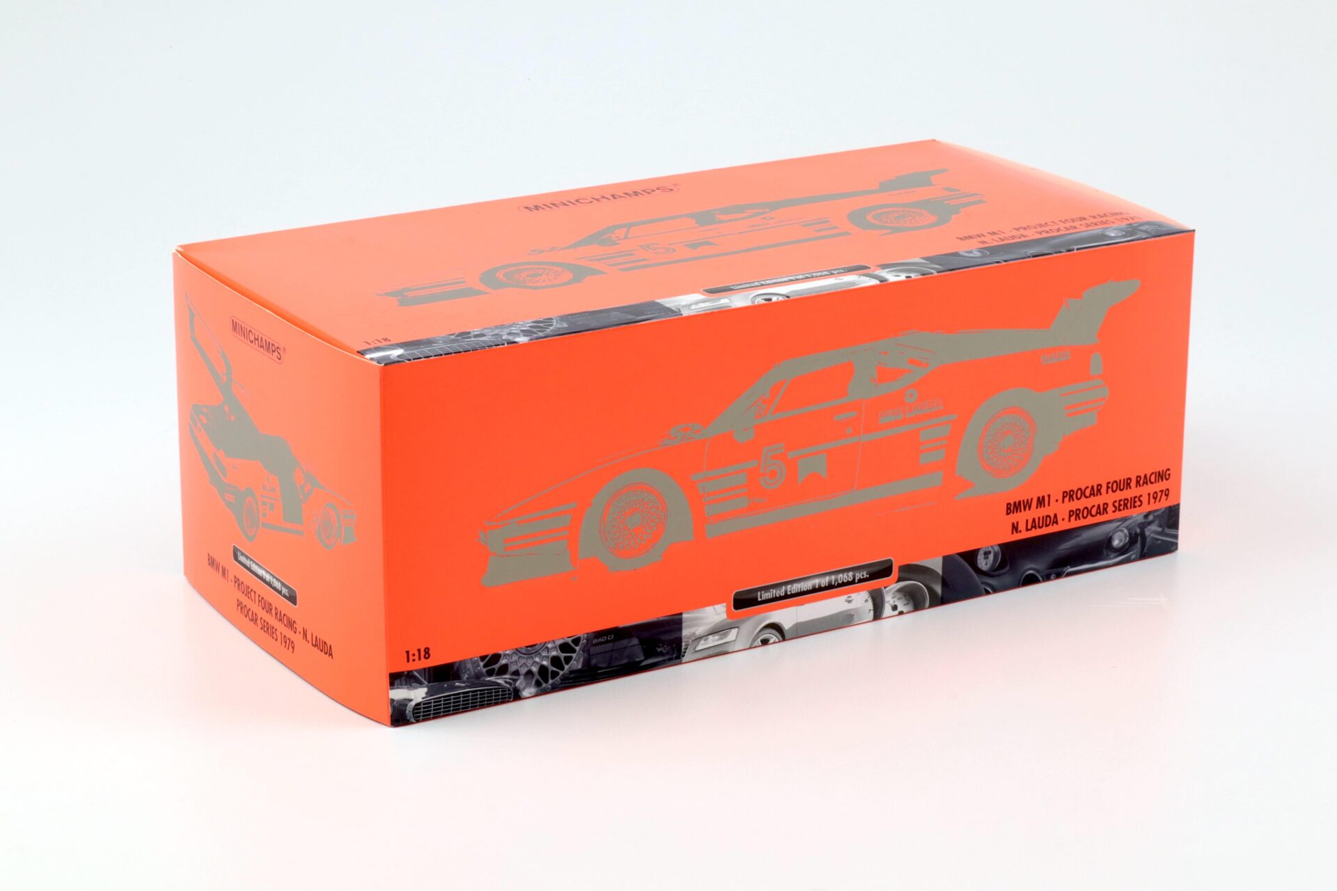 1:18 Minichamps BMW M1 Procar Project Four Racing #5 N.Lauda Procar Series 1979