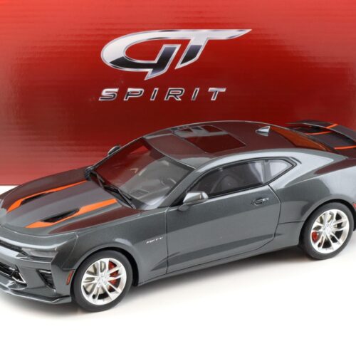 1:18 GT Spirit GT191 Chevrolet Camaro SS Coupe 50th Anniversary grey metallic/ orange