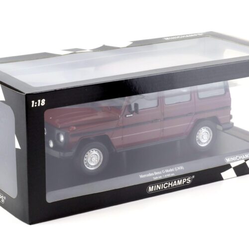 1:18 Minichamps Mercedes G-Klasse 300GD G-Model LWB W460 dark red 1980