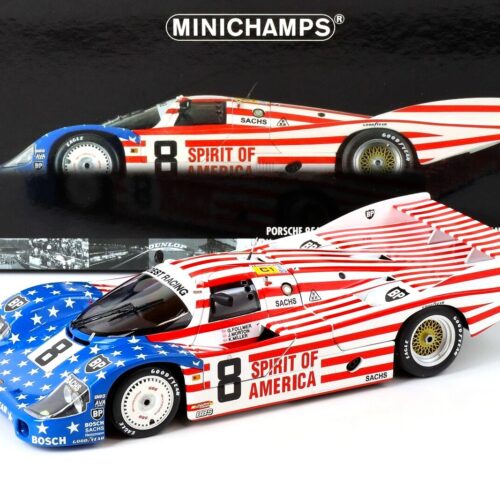 1:18 Minichamps Porsche 956L Spirit of America #8 Follmer 24h Le Mans 1986