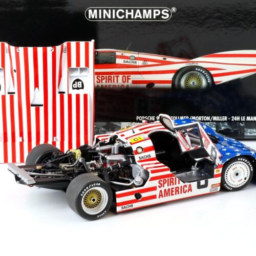 1:18 Minichamps Porsche 956L Spirit of America #8 Follmer 24h Le Mans 1986