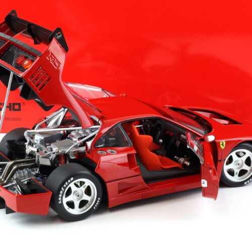 1:12 Kyosho Ferrari F40 Competizione 1989 Rosso Corsa red Diecast 08602CR