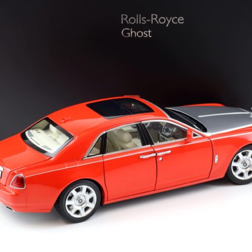 1:18 Kyosho Rolls Royce Ghost 2009 red/ silver KS08802RS