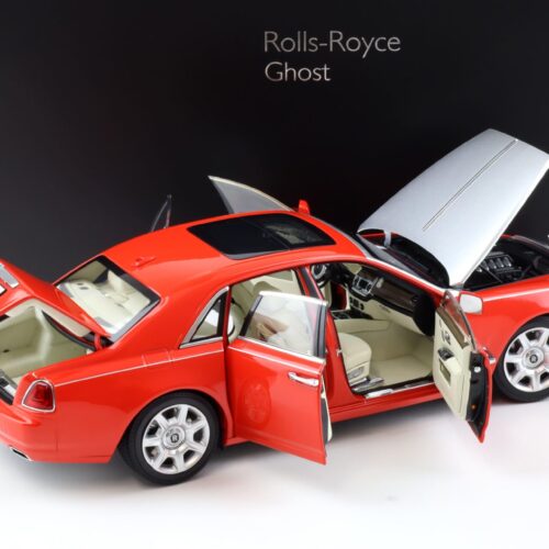 1:18 Kyosho Rolls Royce Ghost 2009 red/ silver KS08802RS