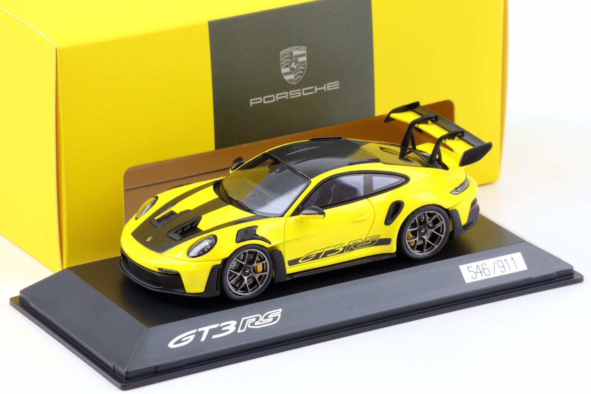 1:43 Spark Porsche 911 (992) GT3 RS Weissach Package Racing yellow WAP DEALER