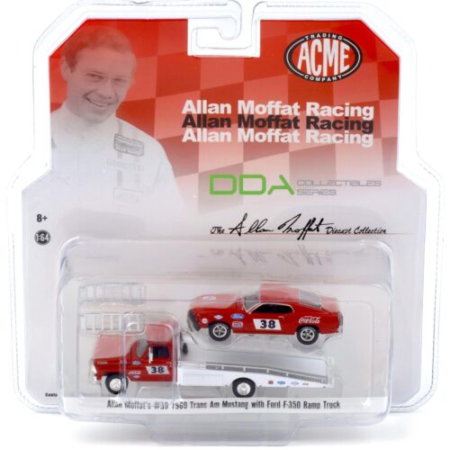 1:64 ACME Greenlight DDA 1969 Trans Am Mustang + Ford F-350 Truck Allan Moffat