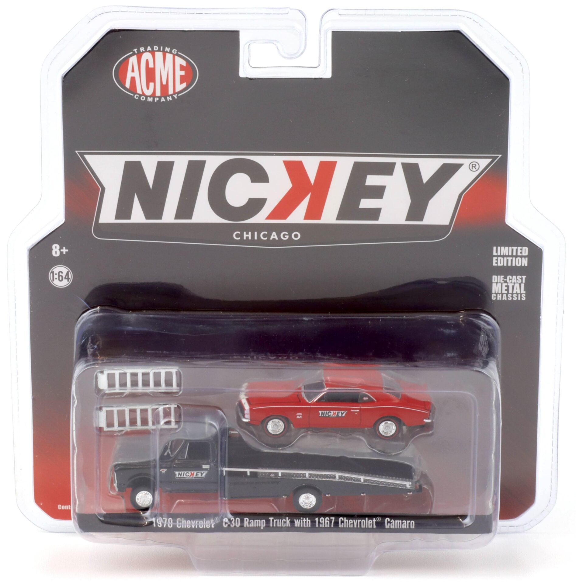 ID 93082 orig.jpg 1:64 ACME Greenlight 1967 Chevrolet Camaro + Chevrolet C-30 Ramp Truck NICKEY