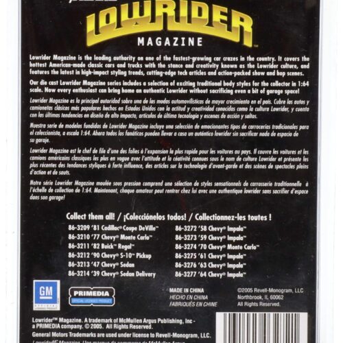 1:64 Revell Lowrider 1958 Chevrolet Impala red #207 Las Vegas Super Show