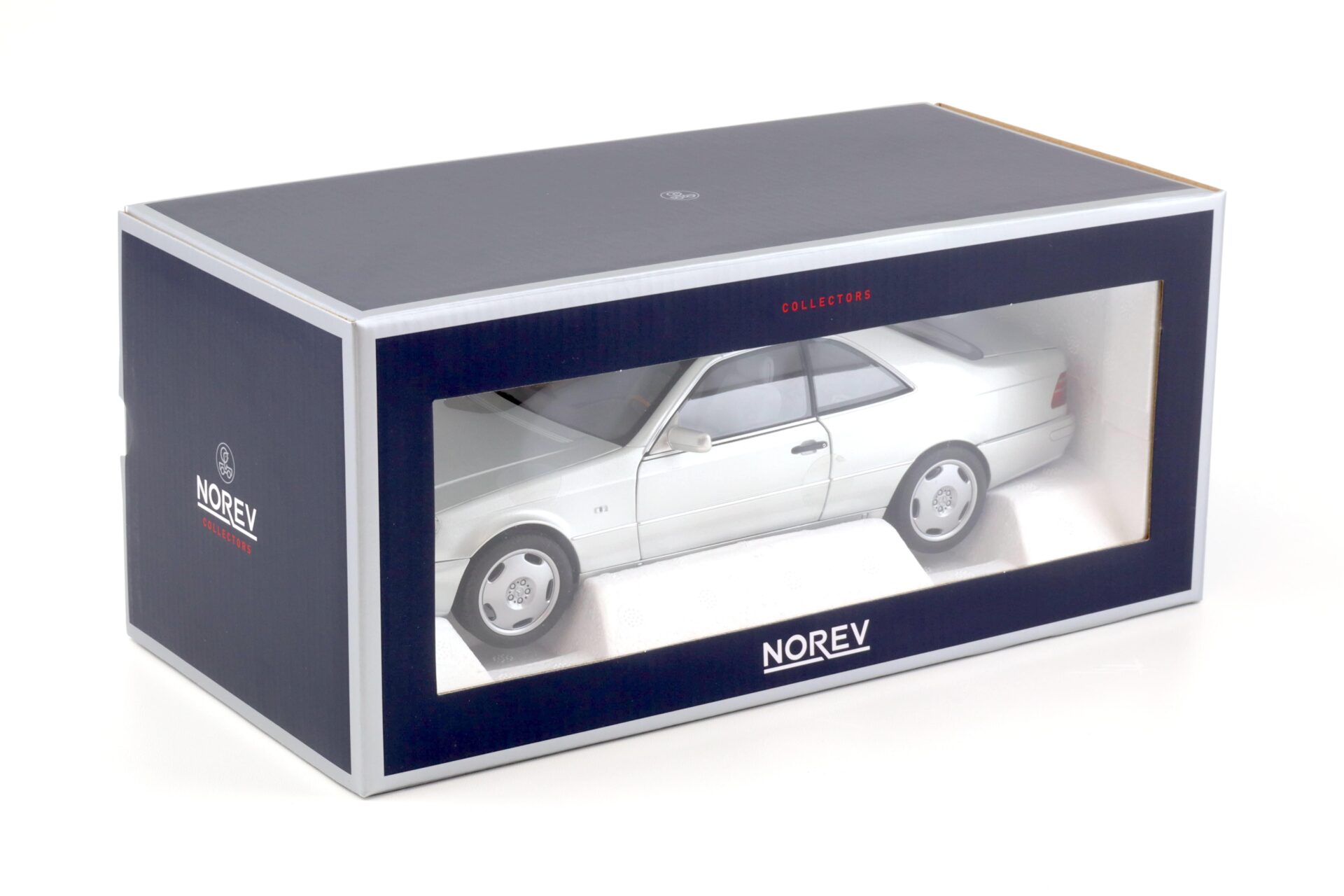 1:18 Norev Mercedes CL 600 Coupe C140 silver metallic 1997