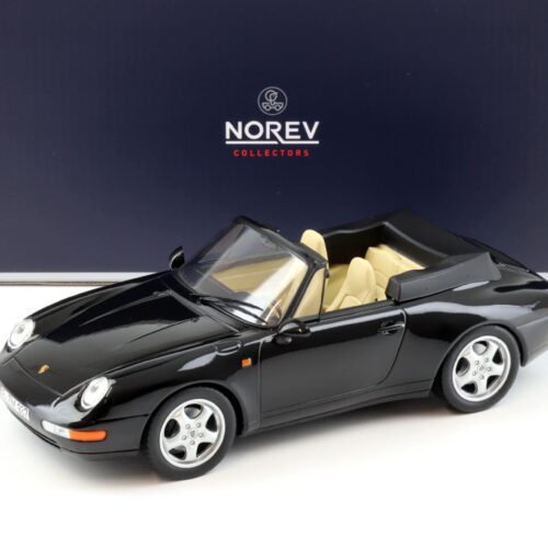 1:18 Norev Porsche 911 993 Carrera Cabriolet 1993 black 187595