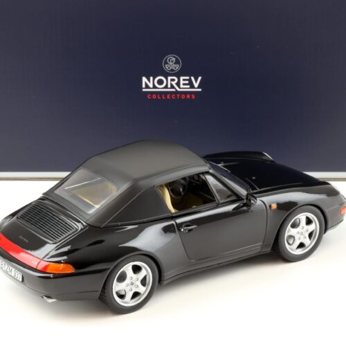 1:18 Norev Porsche 911 993 Carrera Cabriolet 1993 black 187595