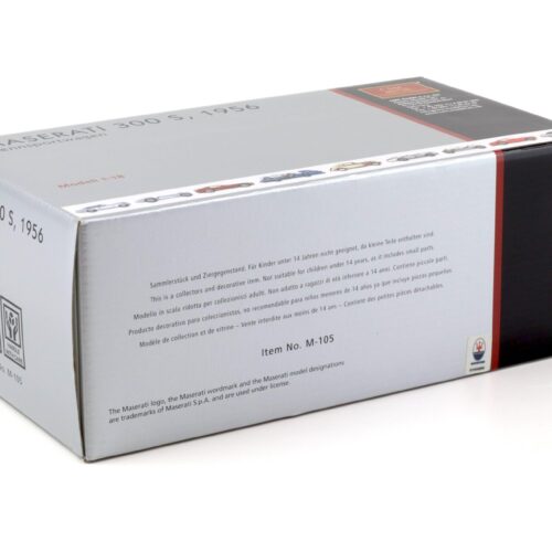 1:18 CMC Maserati 300S Rennsportwagen 1956 red M-105