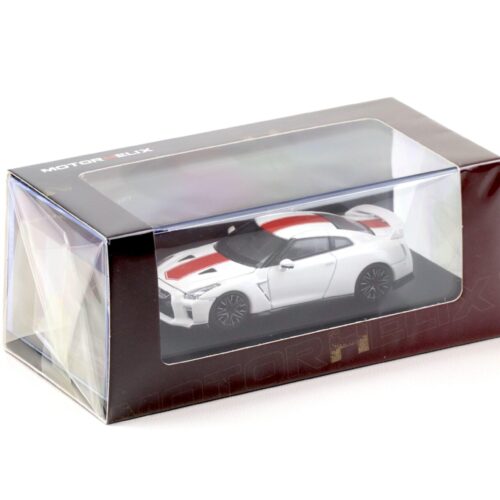 1:64 Motorhelix Nissan GT-R (R35) 50th Anniversary Brilliant white pearl M63502