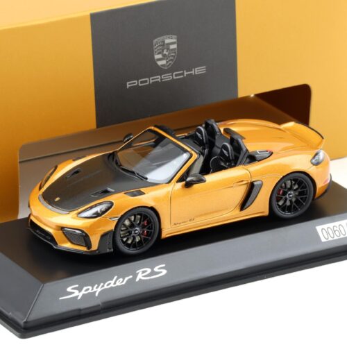 1:43 Spark Porsche 718 Spyder RS (982) nordic gold/ black wheels WAP DEALER