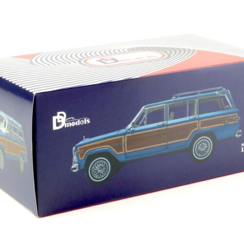 1:18 DD-Models Jeep Grand Wagoneer 1991 Spinnaker blue/ wood DO00101