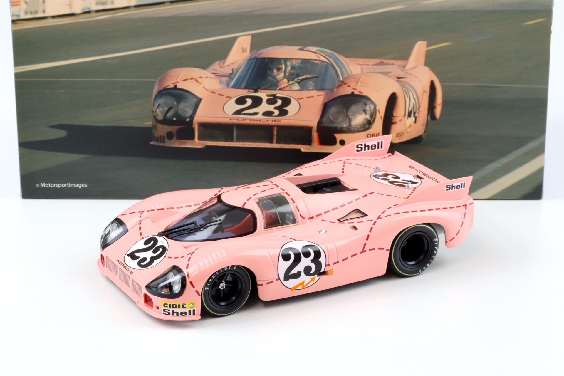 1:18 WERK83 Porsche 917/20 Pink Pig 1st Practice 24h Le Mans 1971 Kauhsen/ Joest #23