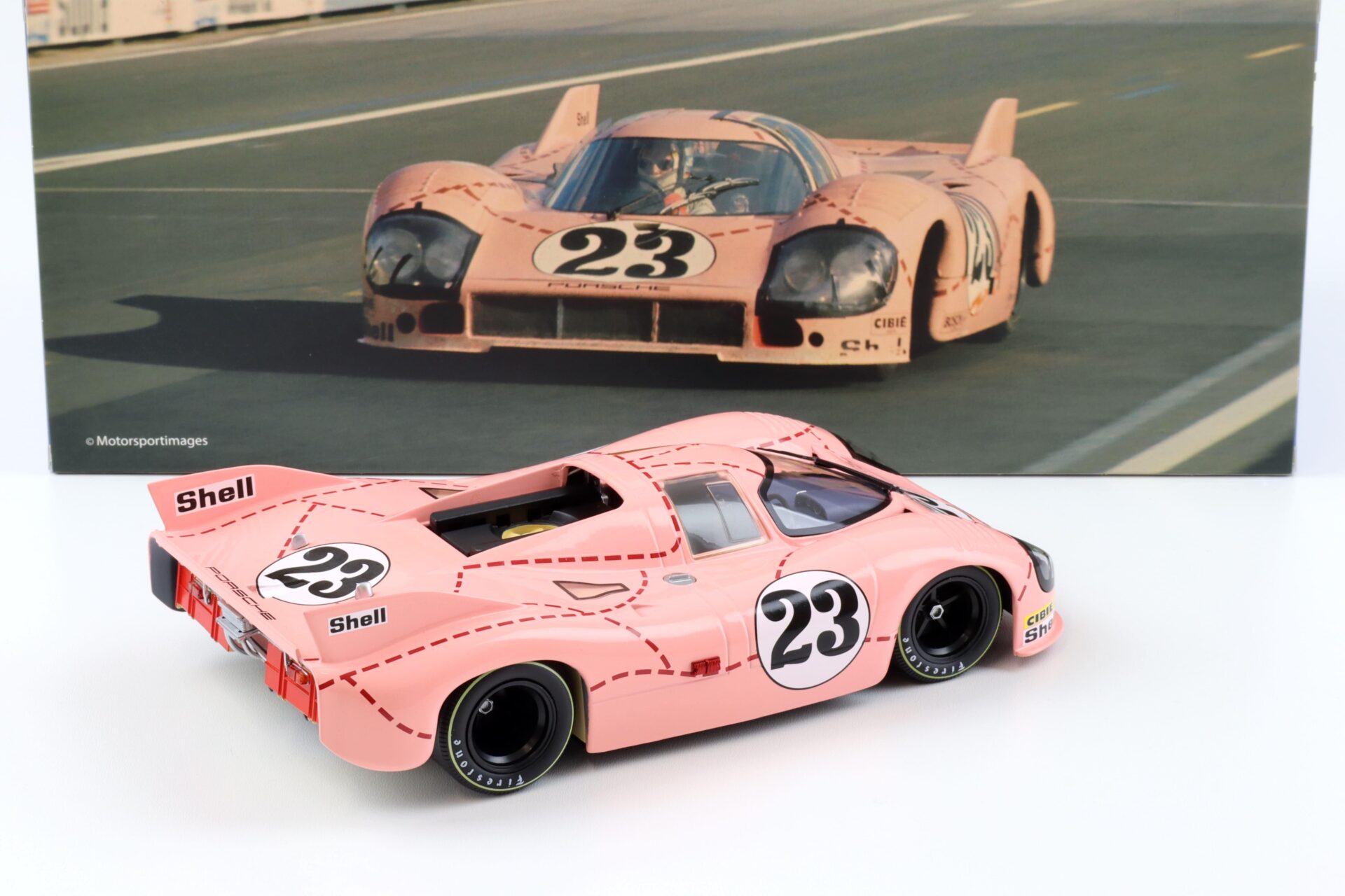 1:18 WERK83 Porsche 917/20 Pink Pig 1st Practice 24h Le Mans 1971 Kauhsen/ Joest #23