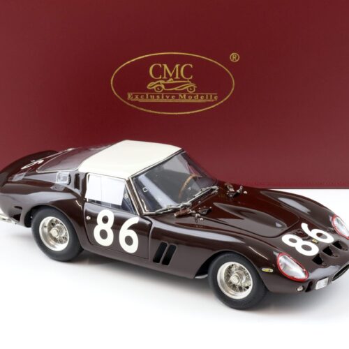 1:18 CMC Ferrari 250 GTO Targa Florio 1962 #86 brown/white M-156