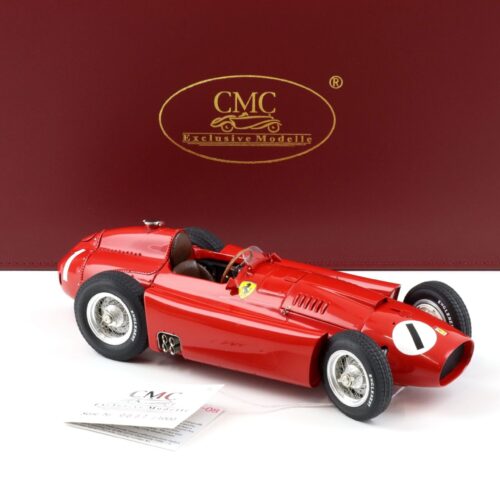 1:18 CMC Ferrari D50 GP of Great Britain 1956 Juan Manuel Fangio #1 red M-197