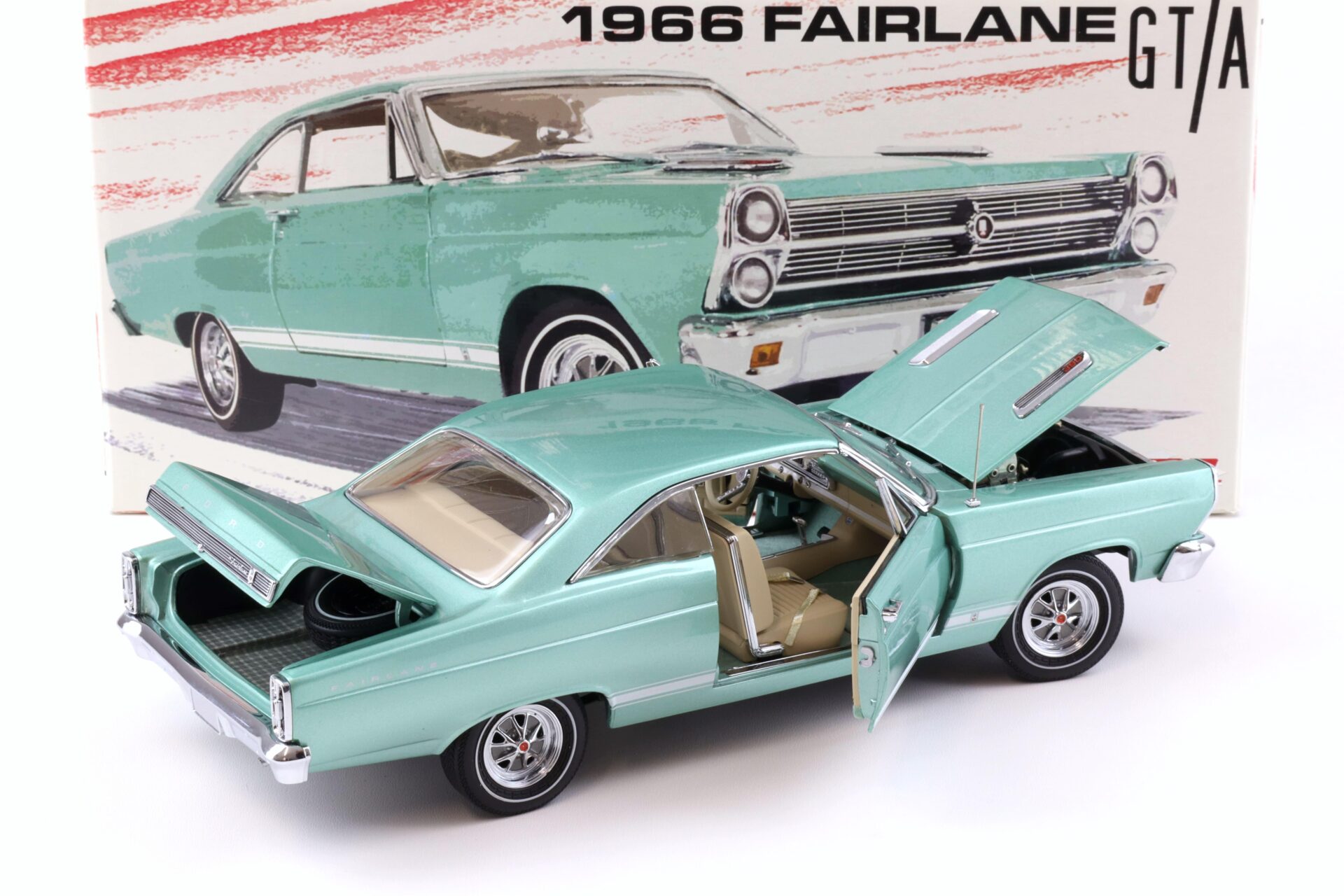 1:18 GMP 1966 Ford Fairlane GT/A green metallic G1801107