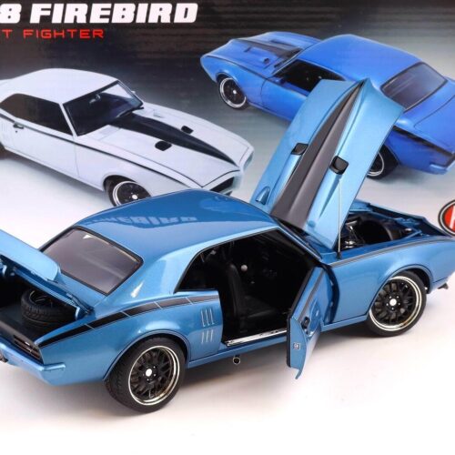 1:18 ACME 1968 Pontiac Firebird Street Fighter Lucerne blue A1805211