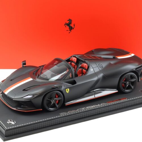 1:18 BBR Ferrari SP3 Daytona Spider Serie Icona C.Leclerc matt black - Limited 216 pcs.