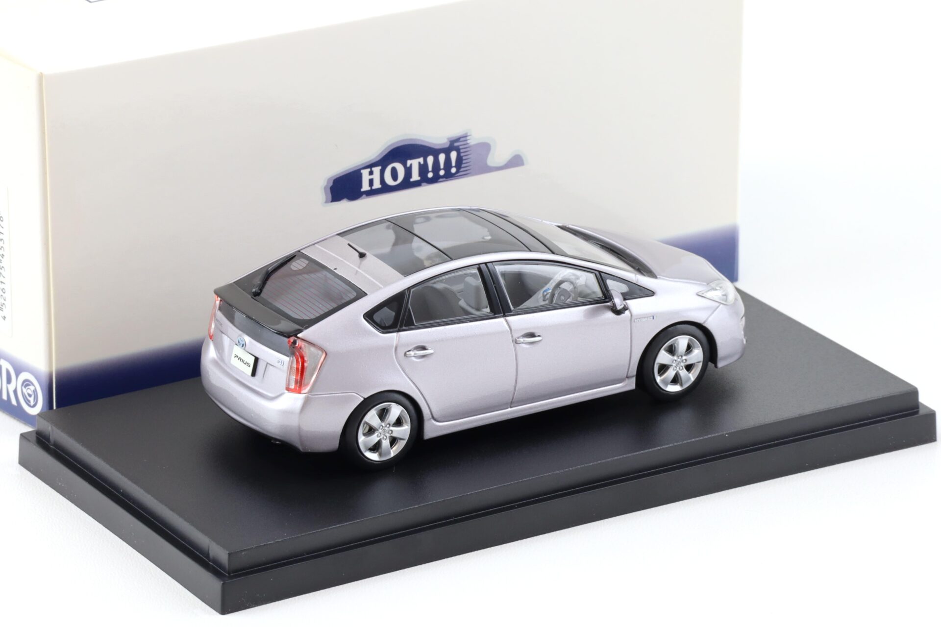 1:43 Ebbro Toyota Prius Moonroof light purple Mica metallic 2012