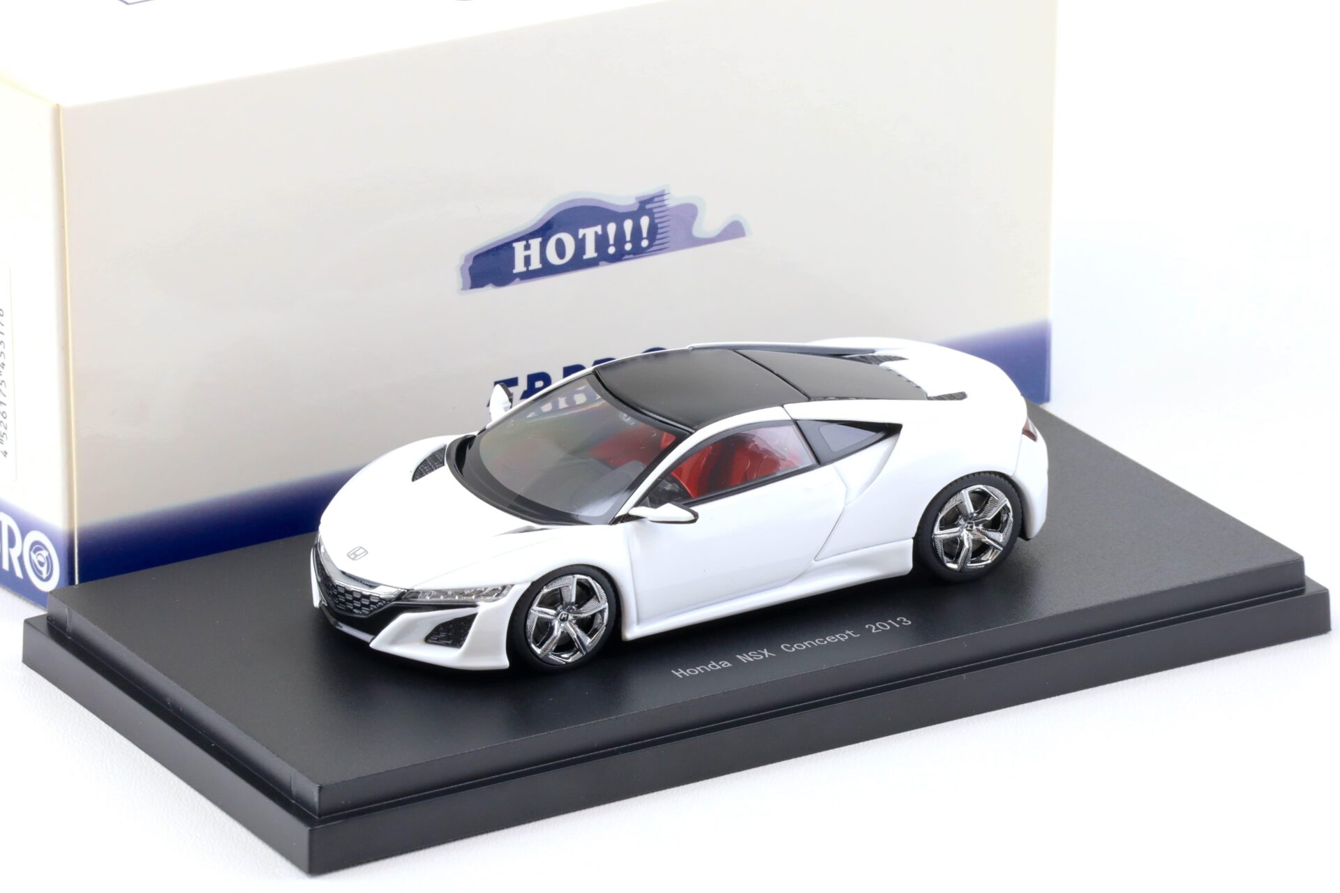1:43 Ebbro Honda NSX Concept Car 2013 pearl white