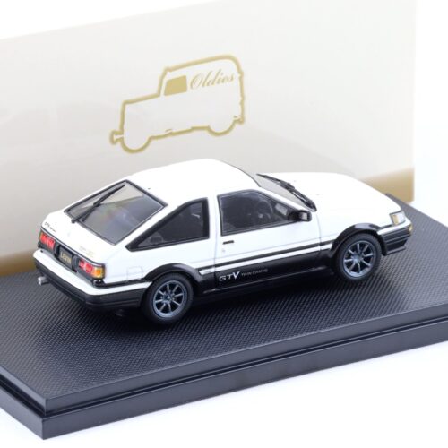 1:43 Ebbro Toyota Corolla Levin 1600 GTV with alloy wheel white/ black