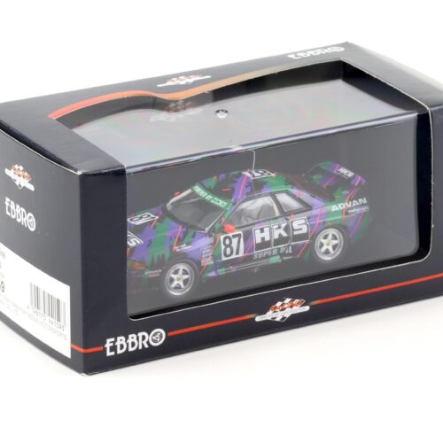 1:43 Ebbro Nissan Skyline R32 HKS Gr.A 1993 #87 green/black