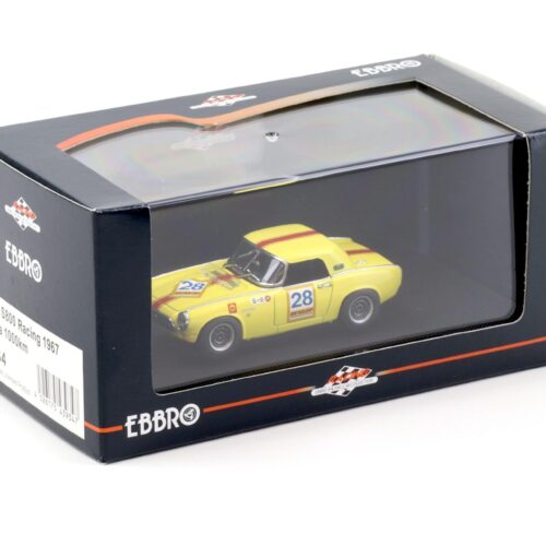 1:43 Ebbro Honda S800 Racing 1967 Suzuka 1000km #28 yellow